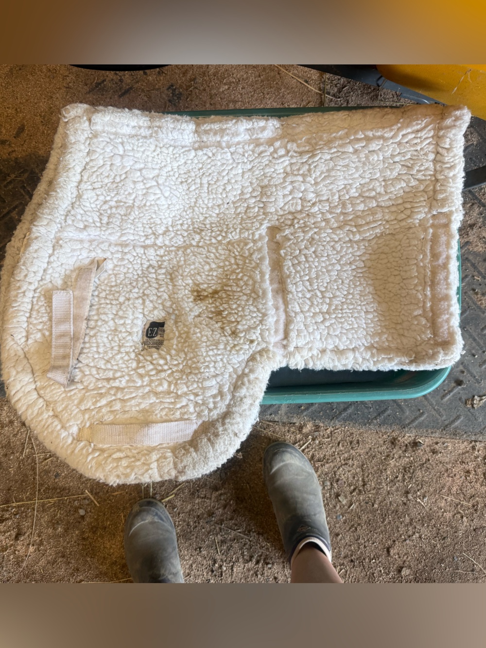 Schneider eZ View English Number Saddle Pad GUC
